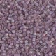 Miyuki delica Beads 11/0 - Matted transparent lilac ab DB-857